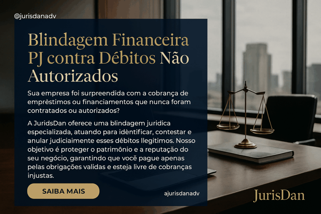 BLINDAGEM FINANCEIRA PJ: PROTEJA SUA EMPRESA DE DÉBITOS INDEVIDOS
